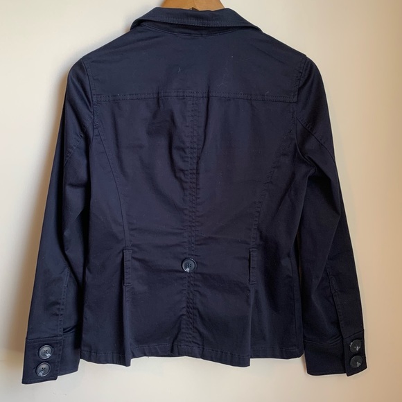 St. John’s Bay Navy Utility Cargo Jacket Blazer - Picture 9 of 15